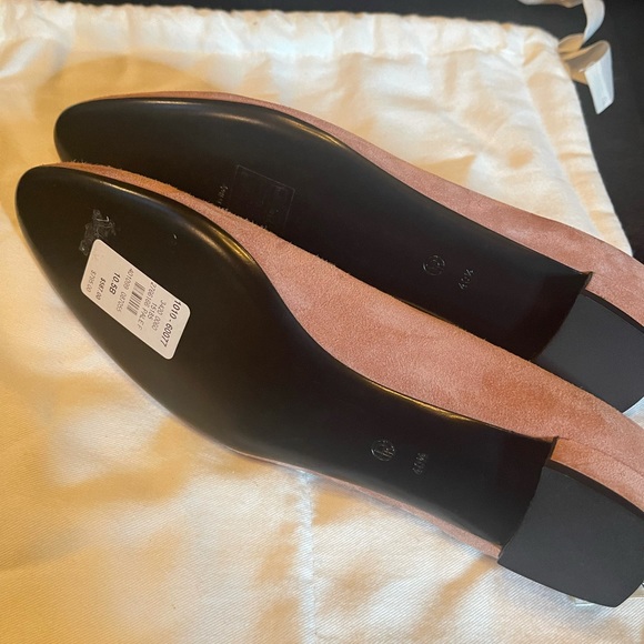 THE ROW Lady D Flat Ballerina Pale Flamingo 40.5/10.5 Original $795 Purchase$587 - Picture 5 of 7